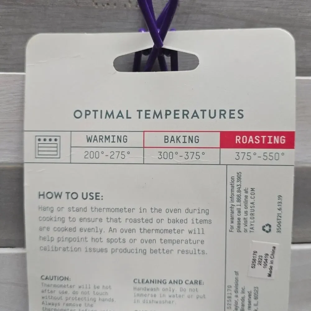 Taylor Ambient Oven Grill Temperature Thermometer